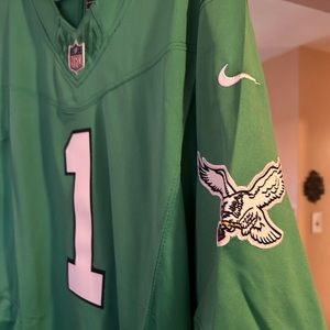 Jalen Hurts Eagles Kelly green Jersey, Brand new